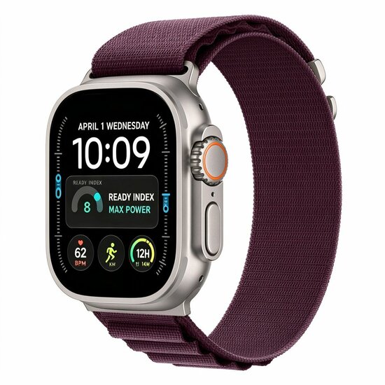 TechProtection Alpine Pro Apple Watch Ultra 49 / 46 / 45 / 44 mm Armband burgundy