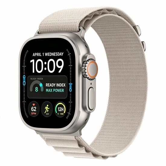 TechProtection Alpine Pro Apple Watch Ultra 49 / 46 / 45 / 44 mm Armband starlight