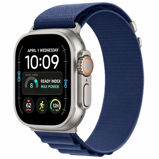 TechProtection Alpine Pro Apple Watch Ultra 49 / 46 / 45  mm bandje navy