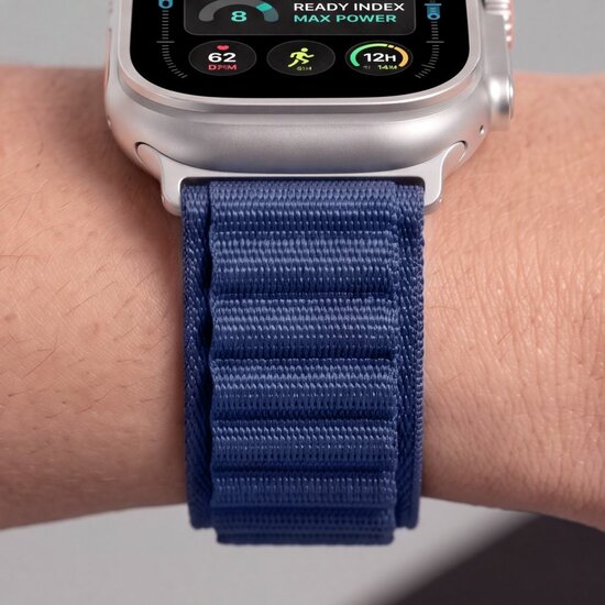 TechProtection Alpine Pro Apple Watch Ultra 49 / 46 / 45  mm bandje navy