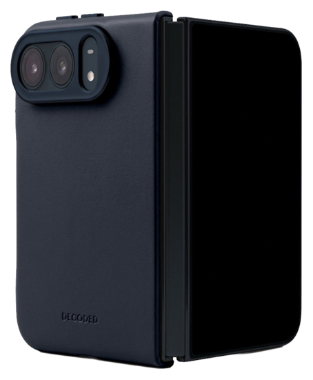 DECODED Leather Case iPhone Duo hoesje navy