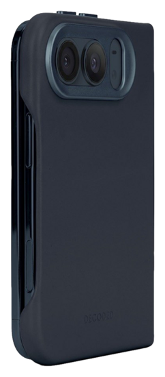 DECODED Leather Case iPhone Duo hoesje navy