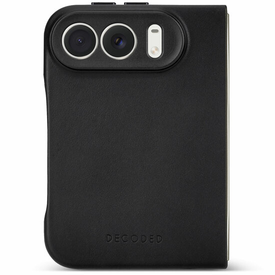 DECODED Leather Case iPhone Duo hoesje zwart