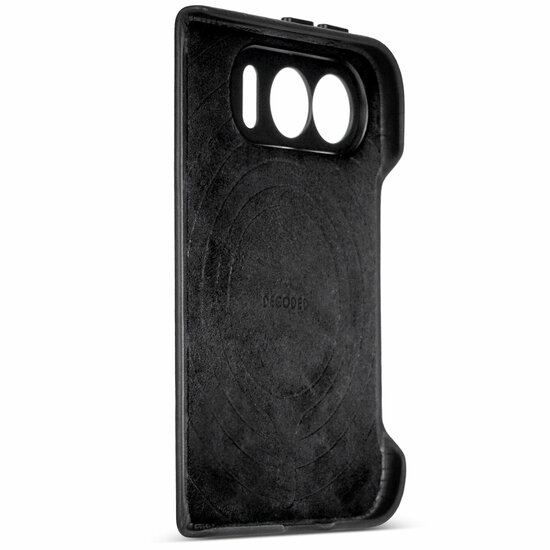 DECODED Leather Case iPhone Duo hoesje zwart