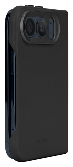 DECODED Leather Case iPhone Duo hoesje zwart