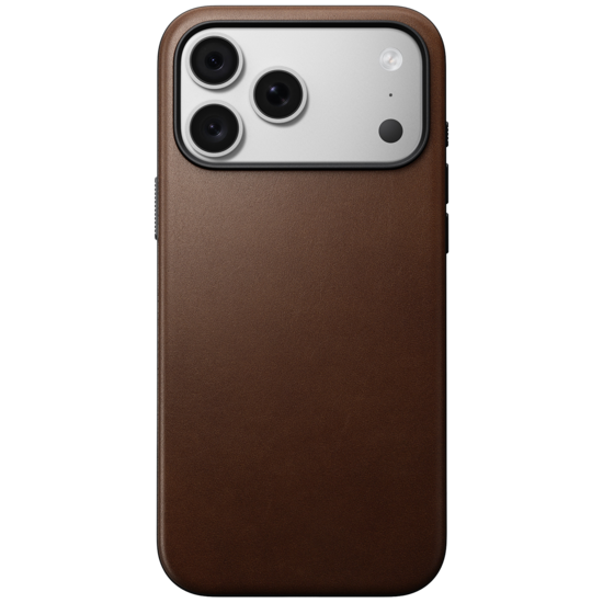 Nomad Modern Leather iPhone 18 Pro hoesje bruin