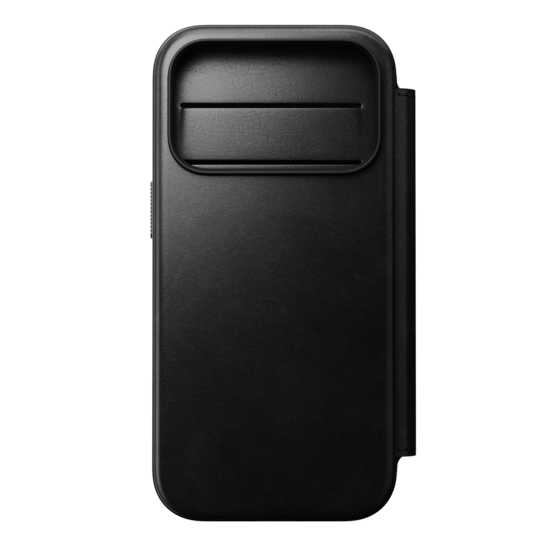 Nomad Modern Leather Horween Folio iPhone 18 Pro hoesje zwart