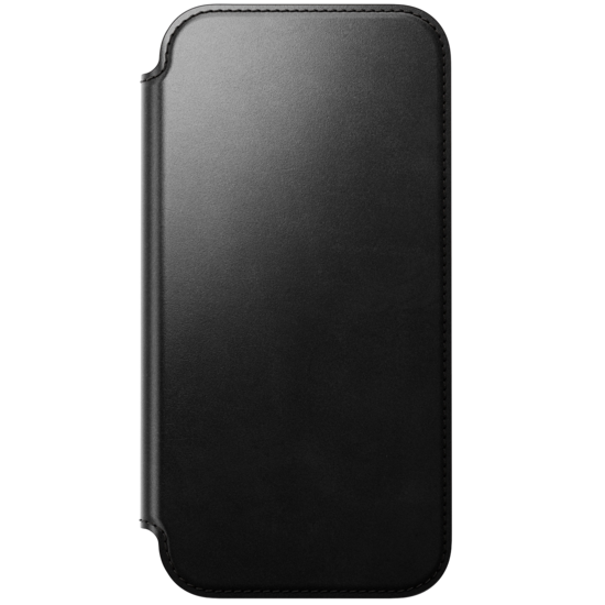 Nomad Modern Leather Horween Folio iPhone 18 Pro hoesje zwart