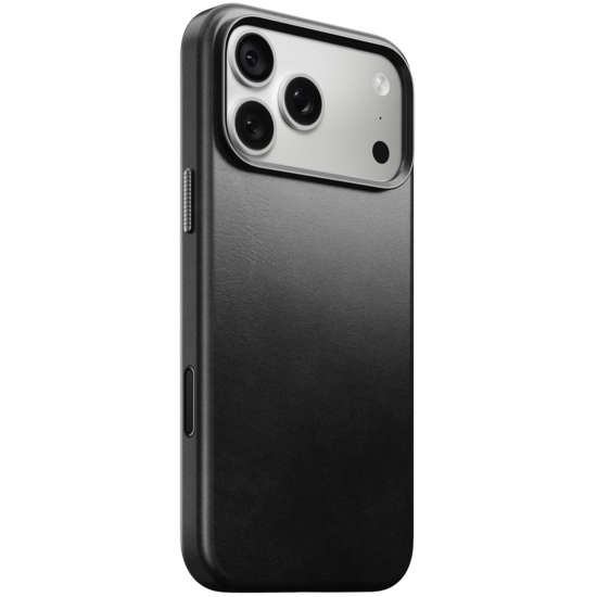 Nomad Traditional Leather Horween iPhone 18 Pro hoesje zwart