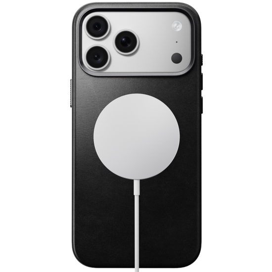 Nomad Traditional Leather Horween iPhone 18 Pro hoesje zwart