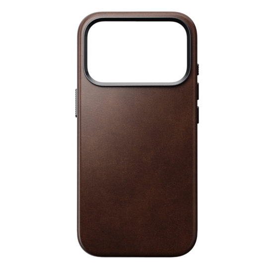 Nomad Traditional Leather Horween iPhone 18 Pro hoesje rustic bruin
