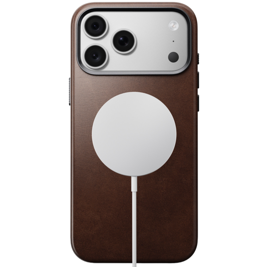 Nomad Traditional Leather Horween iPhone 18 Pro hoesje zwart