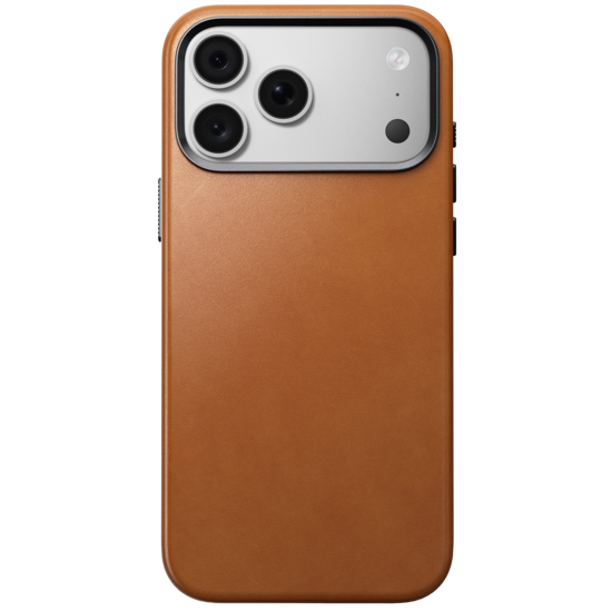 Nomad Traditional Leather Horween iPhone 18 Pro hoesje saddle bruin