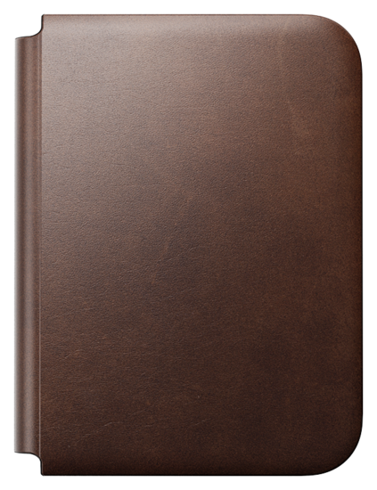 Nomad Traditional Leather Folio iPhone Duo hoesje rustic bruin