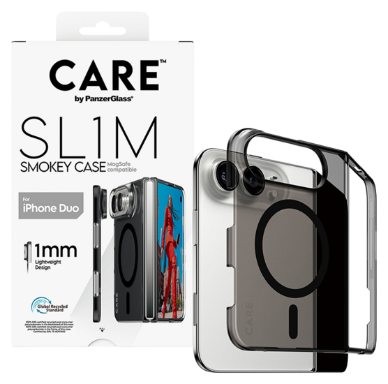 PanzerGlass CARE Slim MagSafe iPhone Ultra hoesje zwart