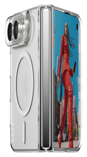 PanzerGlass CARE Slim MagSafe iPhone Ultra hoesje transparant
