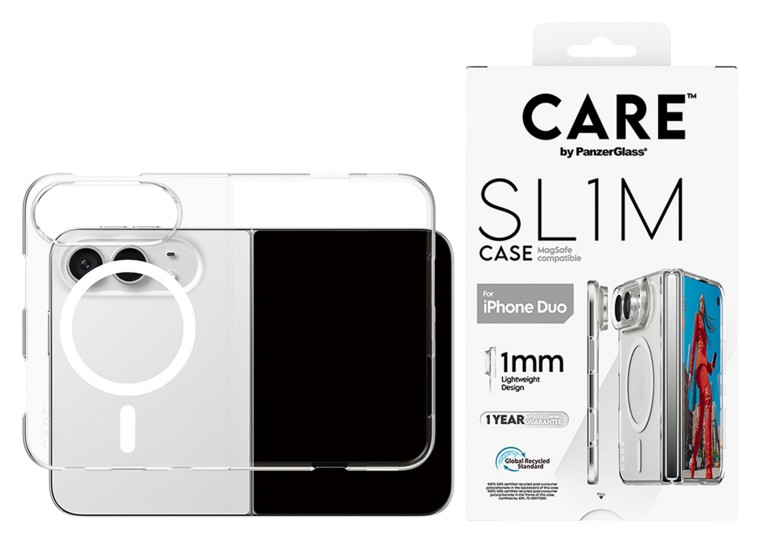 PanzerGlass CARE Slim MagSafe iPhone Ultra hoesje transparant