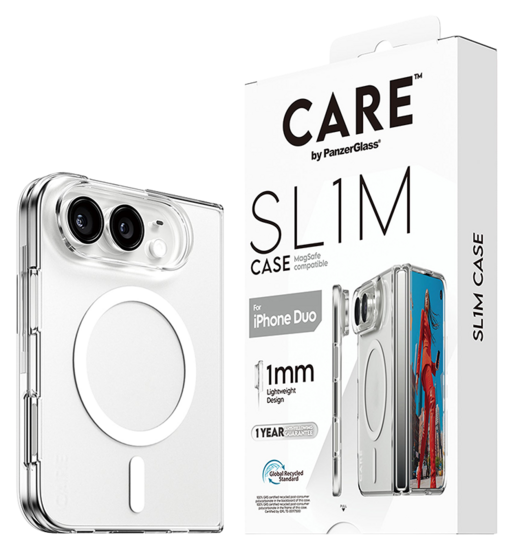 PanzerGlass CARE Slim MagSafe iPhone Ultra hoesje transparant