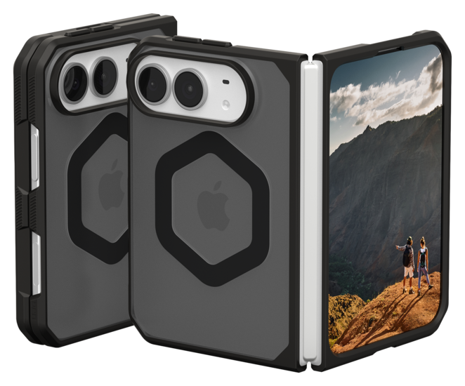 UAG Mouve MagSafe iPhone Duo hoesje grijs