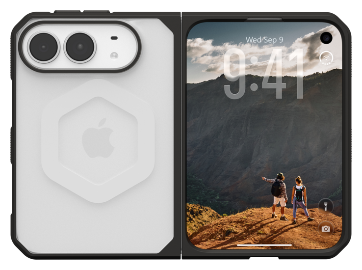 UAG Mouve MagSafe iPhone Duo hoesje ice