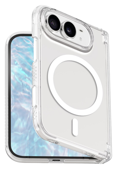 LAUT Fizz Crystal MagSafe iPhone Duo hoesje transparant