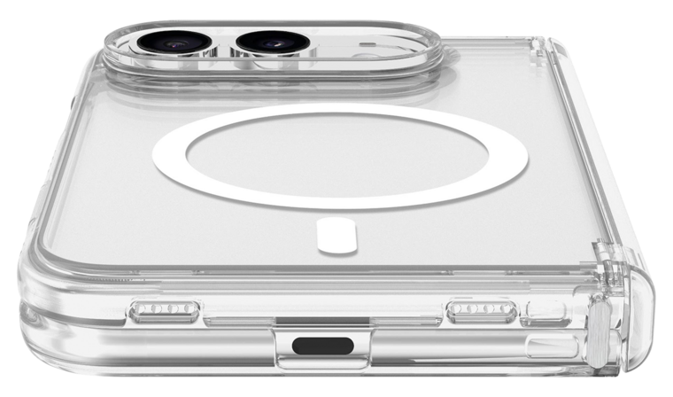 LAUT Fizz Crystal MagSafe iPhone Duo hoesje transparant