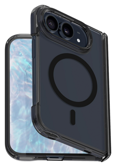 LAUT Crystal Fluro MagSafe iPhone Duo hoesje midnight