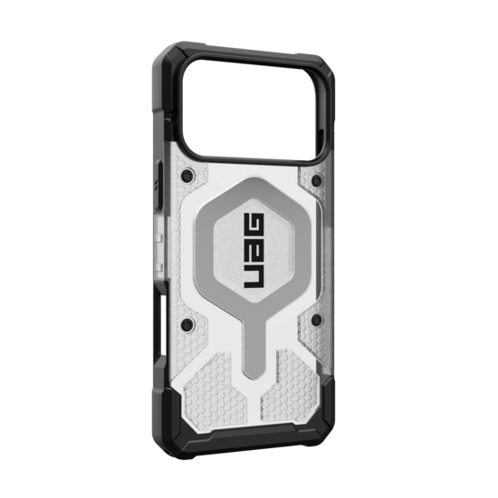 UAG Pathfinder MagSafe iPhone 17 Pro hoesje doorzichtig zilver