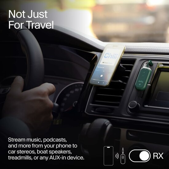 Twelve South AirFly Pro 2 bluetooth adapter groen