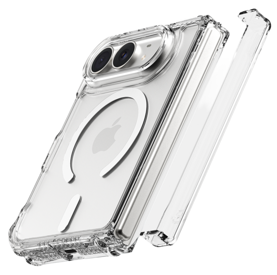 ITSKINS Hybrid R iPhone Duo hoesje transparant