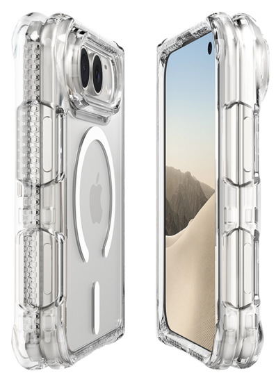 ITSKINS Hybrid R iPhone Duo hoesje transparant