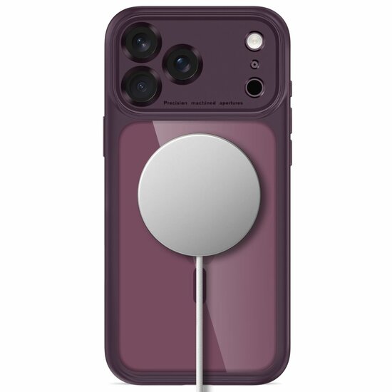 TechProtection Peak CC MagSafe iPhone 18 Pro case dark cherry