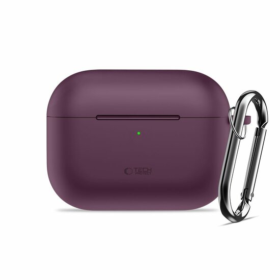TechProtection Silicone AirPods Pro 3 hoesje burgundy