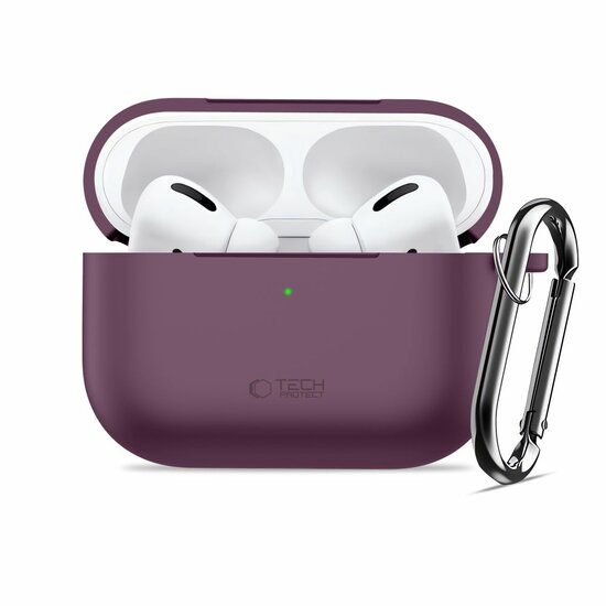TechProtection Silicone AirPods Pro 3 hoesje burgundy
