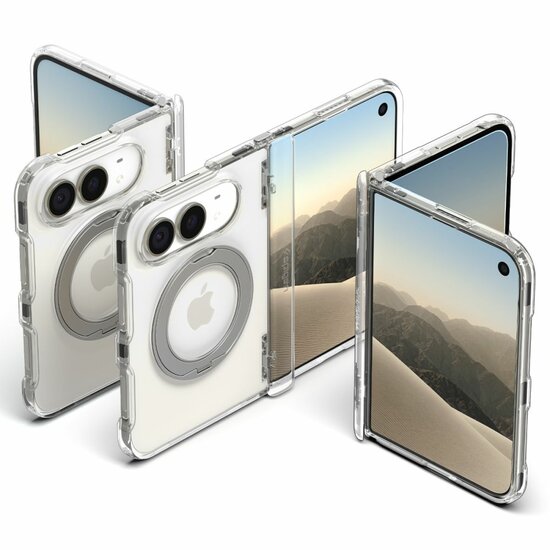 Spigen Ultra Hybrid Pro S MagSafe iPhone Duo&nbsp;hoesje wit