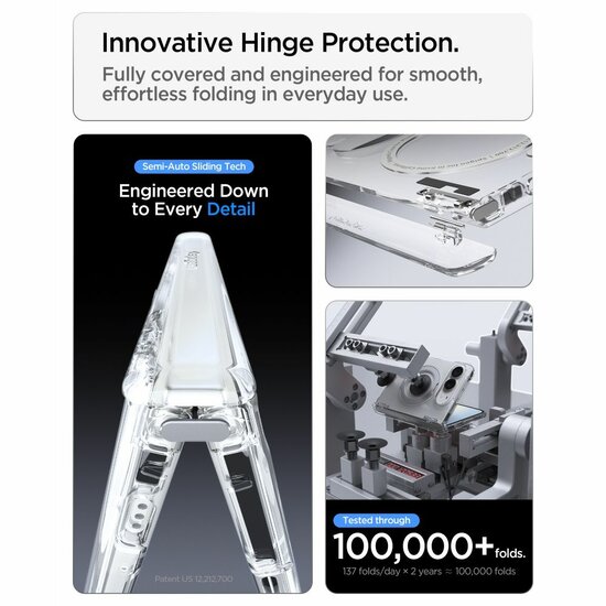 Spigen Ultra Hybrid Pro S MagSafe iPhone Duo&nbsp;hoesje wit