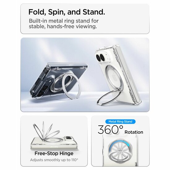 Spigen Ultra Hybrid Pro S MagSafe iPhone Duo&nbsp;hoesje wit