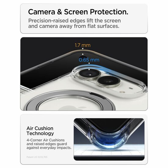 Spigen Ultra Hybrid Pro S MagSafe iPhone Duo&nbsp;hoesje wit