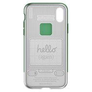 Spigen Classic C1 iPhone X hoesje Sage Groen