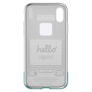 Spigen Classic C1 iPhone X hoesje Snow Wit