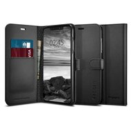 Spigen Wallet iPhone XS Max hoesje Zwart