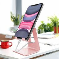 TechProtection AluStand iPhone standaard Zilver
