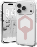 UAG Plyo MagSafe iPhone 17 Pro hoesje doorzichtig roze 