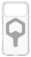 UAG Plyo MagSafe iPhone 17 Pro Max hoesje doorzichtig zilver