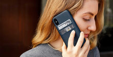 Twelve South Relaxed Leather iPhone X hoesje Blauw