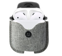 Twelve South AirSnap AirPods hoes Twill Lichtgrijs