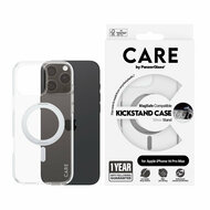 PanzerGlass CARE met kickstand iPhone 16 Pro Max hoesje zilver