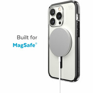 Speck Presidio Perfect Clear Geo MagSafe iPhone 14 Pro Max hoesje zwart 