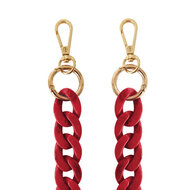 Zanae Mineral telefoon draagkoord ketting rood