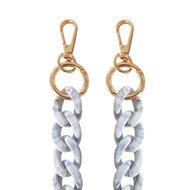 Zanae Mineral telefoon draagkoord ketting grijs